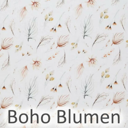 Stoff Boho Blumen