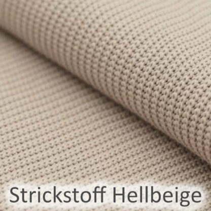 Strickstoff Hellbeige
